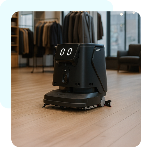 Robot de nettoyage industriel