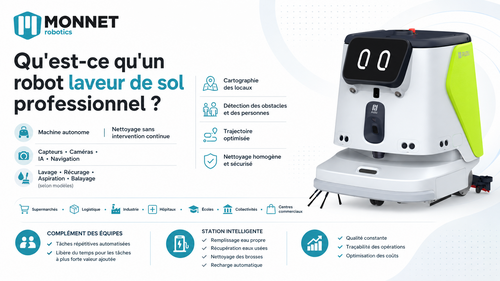 Qu'est-ce qu'un robot laveur de sol professionnel ? Qu'est-ce qu'un robot laveur de sol professionnel ?