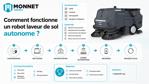 Comment fonctionne un robot laveur de sol autonome ? Comment fonctionne un robot laveur de sol autonome ?