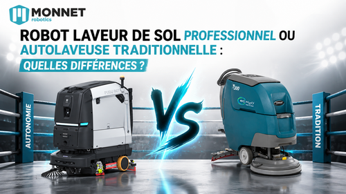 Robot laveur de sol professionnel ou autolaveuse traditionnelle : quelles diff&eacute;rences ?