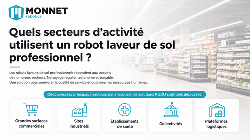 Quels secteurs d'activit&eacute; utilisent un robot laveur de sol professionnel ?