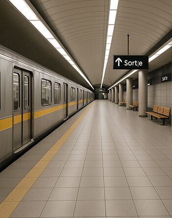 Robot de nettoyage autonome pour m�tro, tram et gares routi�res - PUDU