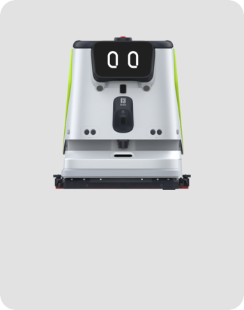 PUDU CC1 Pro Disc - Autolaveuse professionnelle � double brosse disque IA native