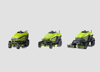Robots tondeuses commerciales PUDU - GT3, GT5 et GT7 pour espaces verts