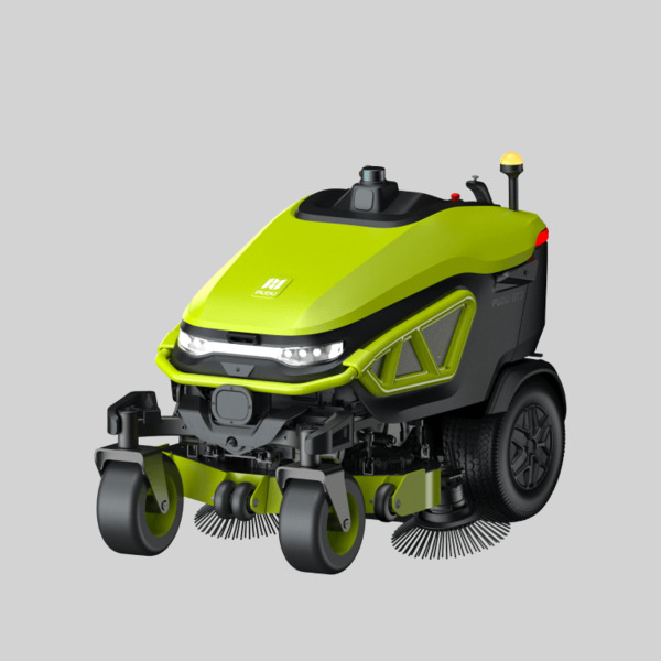 Robot tondeuse compact polyvalent pour espaces verts commerciaux