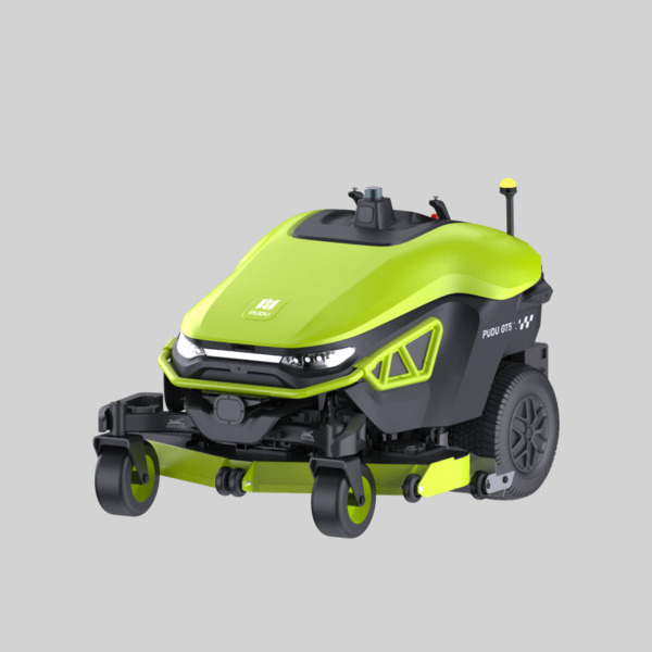 Robot tondeuse autoporte a lame rotative pour usage commercial
