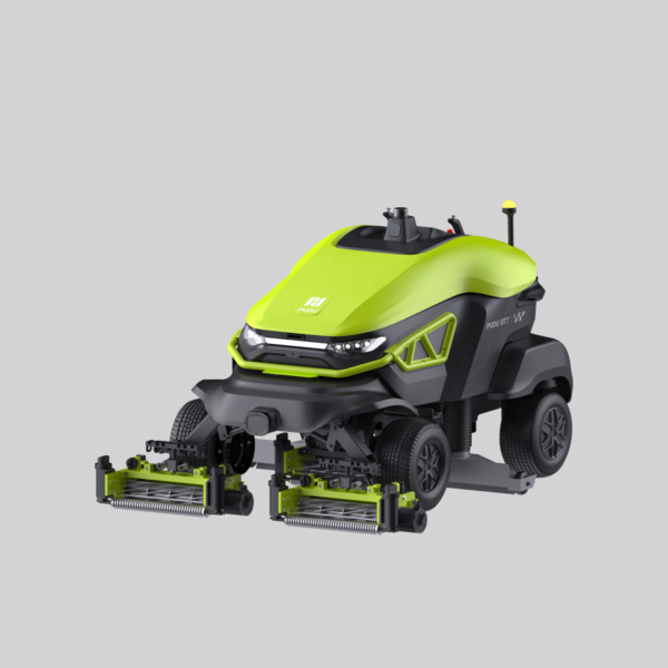 Robot tondeuse a cylindre triplex pour coupe de precision