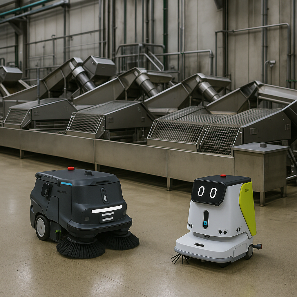 Robot de nettoyage agroalimentaire