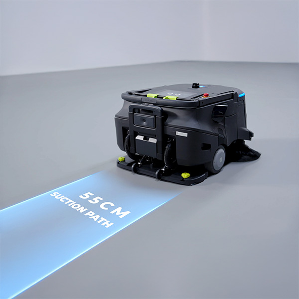 Une couverture de nettoyage élargie pour une efficacité maximale Une couverture de nettoyage élargie pour une efficacité maximale